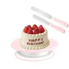 Herramientas para Decorar Pasteles Transfronterizas, Serie de Colores Nórdicos Plato Giratorio Juego de 6 Piezas, Raspador de Crema Juego de 3 Piezas, Espátula para Hornear