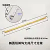 Colgador de Pantalones de una Palabra Perchero para Pantalones Gancho Aleación de Aluminio Tira de Perchero para Pantalones Expositor de Pie Tira Horizontal Perchero Nakajima Perchero para Pantalones Tira Colgante Gancho