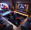 Tapete de Console de Jogo Estilo Americano Temu Mais Vendido Internacionalmente, Tapete Decorativo para Sala de E-Sports, Resistente a Manchas e Fácil de Cuidar, Tapete de Cabeceira para Quarto