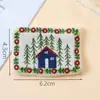 Novos Patches de Tecido Bordado de Algodão e Linho Estilo Coreano com Plantas e Flores para Roupas DIY, Acessórios de Cabelo, Acessórios de Bolsa/Acessórios de Broche