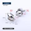 Clip de Vidrio de Aleación de Zinc Accesorios de Herrajes para Muebles Clip de Fijación para Vidrio Plano de 8 mm Clip Laminado de Aleación de Zinc Clip para Vidrio