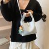 Bolso Cubo de Mano de Nicho de Moda para Mujer Nueva Colección Primavera-Verano 2025 Estilo Coreano Moderno Elegante Bolso de Hombro para Mujer con Sentido de Alta Gama
