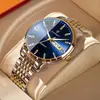 Reloj para Hombre de Marca Suiza con Doble Calendario Resistente al Agua Luminoso de Cuarzo Transmisión en Vivo Dropshipping