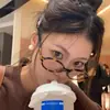 Gafas Nerd Retro Y2K Spice Girl Femeninas Zhang Yuanying Mismo Estilo Oval Marco Pequeño Moda Carey Leopardo Lentes Lisas