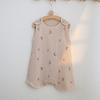 Frente Quatro Costas Dois Macacão para Bebê Recém-Nascido Saco de Dormir Algodão Gaze Bebê Verão Infantil Anti-Chute Colcha Pijama Tecido 100% Algodão