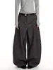 Pantalones de Rayas con Diseño Retro Americano Estilo Old Money, Caída Suelta para Hombres y Mujeres, Pantalones Casuales de Corte Recto Delgado que Adelgazan