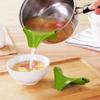 Dispositivo anti-derramamento para panelas de cozinha, bico de silicone com boca redonda e refluxo para despejar sopa, utensílio de cozinha