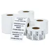 Etiqueta Impermeable de Baja Temperatura Avery Papel Autoadhesivo para Impresión de Códigos de Barras para Transporte en Cadena de Frío, Almacenamiento Refrigerado y Bodegas Se Puede Personalizar