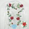 Flor Artificial Flor de Rosa Ratán Flor Artificial Flor de Plástico Enredadera Flor Pared Cascada Flor Decoración de Boda Cubierta de Conducto de Aire Acondicionado