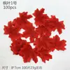 Hoja de Arce Simulada 100 Piezas Hoja de Arce Falsa Hoja Falsa Adornos Decorativos Accesorios para Fotografía de Bodas Plantas Simuladas