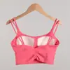 Sujetador de Yoga Nude Transfronterizo, Sujetador Deportivo de Espalda Hermosa, Sujetador Deportivo de una Pieza para Mujer con Copas Fijas, Alta Resistencia, Antishock