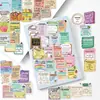 54 peças de adesivos de saúde mental adesivos inspiradores adesivos para conta manual DIY adesivos para mala caderno