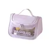 Bolsa de Cosméticos Visualizable de Gran Capacidad, Expandible, Impermeable, Portátil para Viaje, Bolsa de Almacenamiento de Cosméticos de PVC
