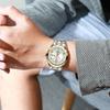 Relógio à prova d'água não mecânico para homem atacado relógio para homem com pulseira de aço calendário luminoso relógio de quartzo transmissão ao vivo