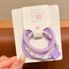 Banda de goma colorida para el cabello para niños, banda para el cabello para bebés que no daña el cabello, cuerda para el cabello elástica alta para niñas, coleta alta, cuerda para el cabello duradera