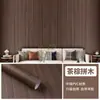 Papel de parede autoadesivo popular com grade de imitação de madeira transfronteiriça adesivo de decoração de casa parede de fundo adesivo de parede de quarto revestimento de parede decorativo