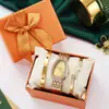 Reloj de Pulsera de Moda para Mujer con Incrustaciones de Diamantes Estilo Inglés con Esfera de Concha en Forma de Gota, Reloj con Correa de Acero, Pulsera, Juego de Joyas, Set de Regalo
