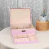 Caja de Joyería, Joyería de Mano, Caja de Almacenamiento de Joyería, Pendientes de Alta Gama, Pendientes, Anillos, Caja de Joyería, Caja de Almacenamiento al por Mayor