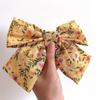 Celebridad de Internet Coreana Nuevo Lazo Floral Pinza de Primavera Horquilla Estilo Universitario Japonés Niña Clip Superior Accesorio para el Cabello Boutique
