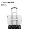 Bolsa de Viaje de Negocios Ultraligera Impermeable para Portátil, Bolso Cruzado Simple de Felpa a Prueba de Golpes para Portátil