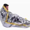 Manta de primeros auxilios de emergencia para exteriores aislamiento térmico manta de supervivencia saco de dormir térmico de emergencia plateado punto