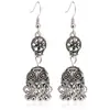Comercio Transfronterizo Europeo y Americano Estilo Étnico Bohemio Pendientes Huecos Tallados Retro para Mujer Mayorista de Joyería Amazon Dubái