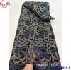 Nuevo vestido cheongsam de estilo chino DIY con lentejuelas, tela de encaje bordada, tela de encaje con lentejuelas para novia