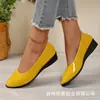 Comercio Exterior Tallas Grandes Transfronterizo Otoño 2026 Nuevo Mocasines de Boca Baja Estilo Zapatos de Trabajo Slip-on Cuatro Estaciones Cómodos Zapatos para Mujer