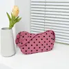 Bolsa de ombro de veludo cotelê com bolinhas simples para mulheres, nova moda de verão 2026, grande capacidade, alto valor estético, bolsa de axila de nicho
