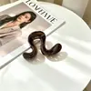 Presilha de Cabelo Abalone Cor Série Tartaruga Acrílico 9cm para Mulheres, Venda Direta do Fabricante, Presilha Tubarão Estampa Leopardo, Acessório de Cabelo Elegante