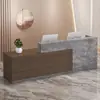 Recepción de la Empresa Mostrador de Recepción Mostrador de Caja Mesa Sencilla Moderna Salón de Belleza Tienda de Conveniencia Tienda de Ropa Mesa Pequeña de Bar