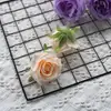 Flor artificial cabeza de flor rosa redonda boda material de flor suave hotel con arreglo floral caja de regalo flor decorativa flor al por mayor pared de flores