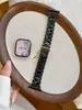 Banda de Metal de Tres Piezas de Resina Adecuada para Apple Watch iWatch Décima Segunda Generación 11/10