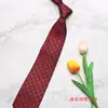 Ponto de Fábrica 8cm camisa de vestido de banquete de negócios masculina listrada vários padrões gravata