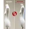 Adereços de manequim plano para loja de roupas, expositor de roupas femininas, manequim plano de pendurar para vitrine, manequim de meio corpo, cabide de roupa
