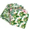 WW089-15 Fundo de Papel Folha Rachada Havaí Base Decorativa Verde Material de Papel Papel de Fundo Venda Quente de Verão