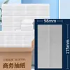 Papel de Seda Personalizado Caixa de Papelão Branco Caixa Publicitária Fabricante Personalizado Posto de Gasolina Papel Promocional Comercial Atacado Higiene