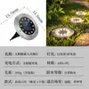 Luces subterráneas solares, luces de jardín impermeables para exteriores, luces guía, luces de cubierta de acero inoxidable, luces de camino, luces solares