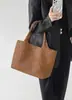 Bolso tote tejido a mano de alta gama y gran capacidad, nuevo 2024, bolso cubo de un hombro, bolso cesta de verduras, moda