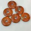 Flor Rojo Piedra Natural Hebilla de la Paz 25mm Monedas Antiguas Nostálgico Piedra Natural Monedas Antiguas