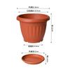 Fabricante Venta al por Mayor Macetas de Plástico Engrosado Macetas Duraderas para Plantas Verdes Pothos Macetas para Flores Hogar Balcón Macetas para Semilleros Macetas para Plantar
