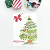 Tarjetas de Felicitación Navideñas Hechas a Mano DIY, Tarjetas Caseras para Fiestas, Tarjetas Creativas de Bendición para Regalo, Cartón para Tarjetas con Mensaje Escrito a Mano