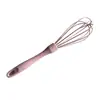 Batedor de ovos manual cozinha 10,5 polegadas 12 polegadas ferramenta de panificação batedor de ovos multifuncional de silicone dispensador de creme