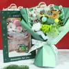 Muñeca Temática del Bosque Ramo Pequeño Regalo de Navidad para Niñas, Ramo de Nochebuena, Flores Secas, Pequeños Regalos de Gama Alta al por Mayor