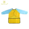 Novo macacão infantil à prova d'água, avental de manga comprida, roupa de proteção artística, pintura de roupas, babador de bolso grande, vestimenta reversa, atacado