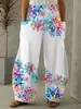 Pantalones Nuevos de Verano Transfronterizos con Estampado Digital 3D Estilo Bohemio, Pantalones Delgados de Pierna Ancha para Verano