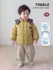 Chaqueta Ligera de Plumas para Niños en Invierno Niño Pequeño Dibujos Animados con Capucha 90% Plumón Ropa Exterior Cálida para Niños Pequeños para Uso al Aire Libre