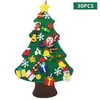 Venta Directa Transfronteriza Más Vendido Árbol de Navidad de Fieltro DIY Árbol de Navidad de Dibujos Animados de Fieltro para Niños Decoraciones Festivas Venta al por Mayor