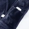 Jaqueta de Lã Polar Masculina Primavera e Outono Moda Elegante Cardigan Moletom Veludo Dupla Face À Prova de Frio e Quente Jaqueta para Meia-Idade e Idosos Tendência