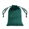 Nova Bolsa de Veludo com Cordão Embalagem para Joias Cosméticos Bolsa de Armazenamento Armazenamento de Pó Bolsa de Veludo